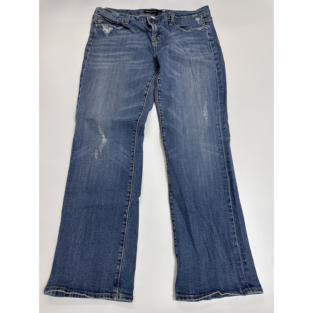 Vigoss Distressed Jeans Size 15 Bootcut Flap Stitched Pockets